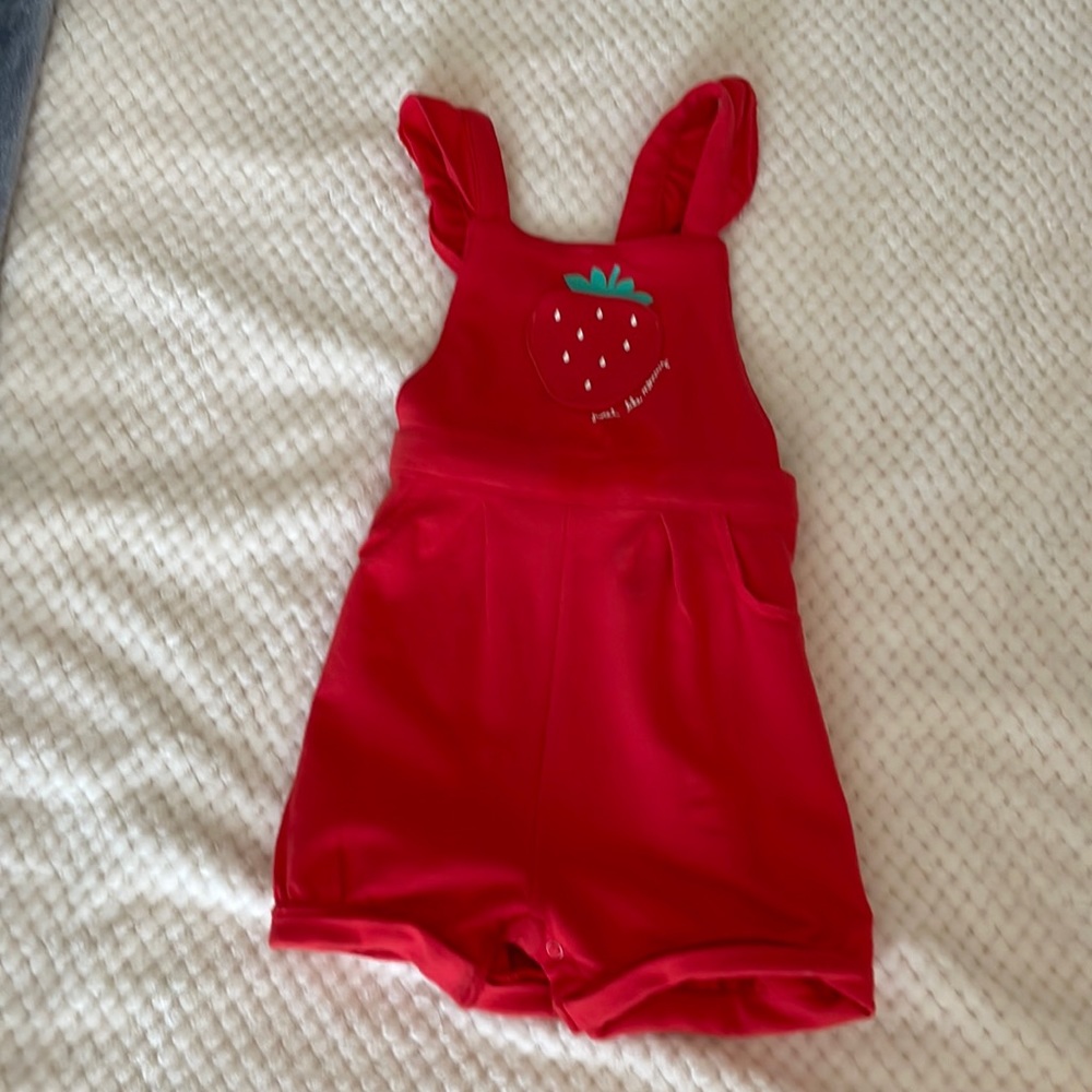 Strawberry Overalls
